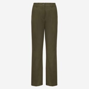 Cotton Fabric Flared Pants