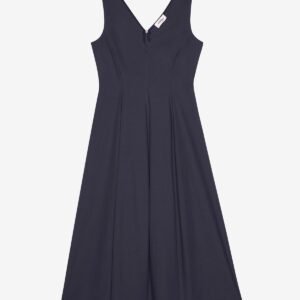 Poplin midi dress