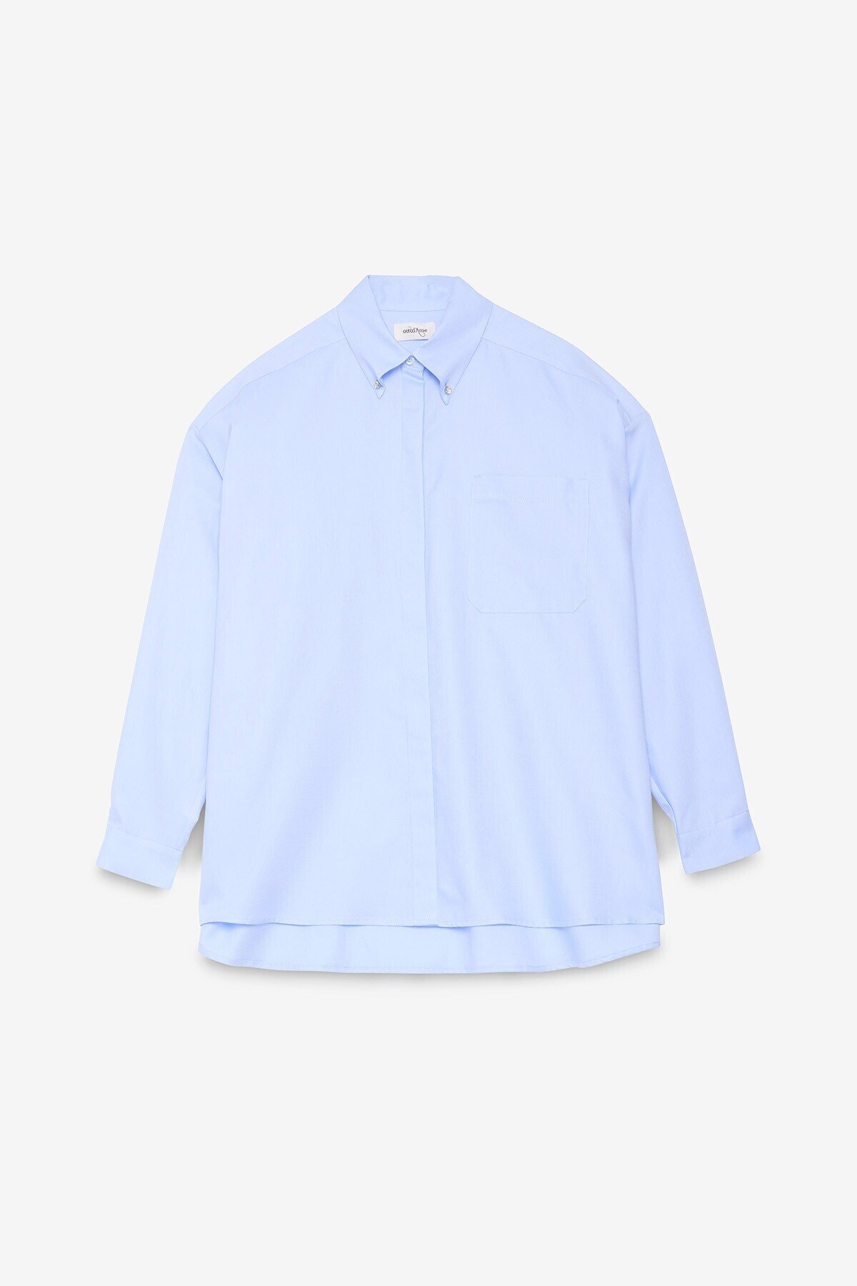 Oversized cotton shirt