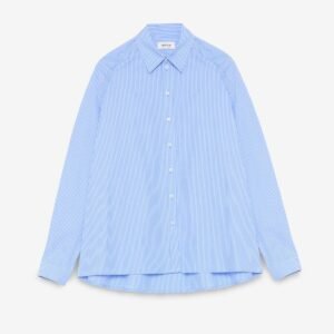 Oversized poplin shirt