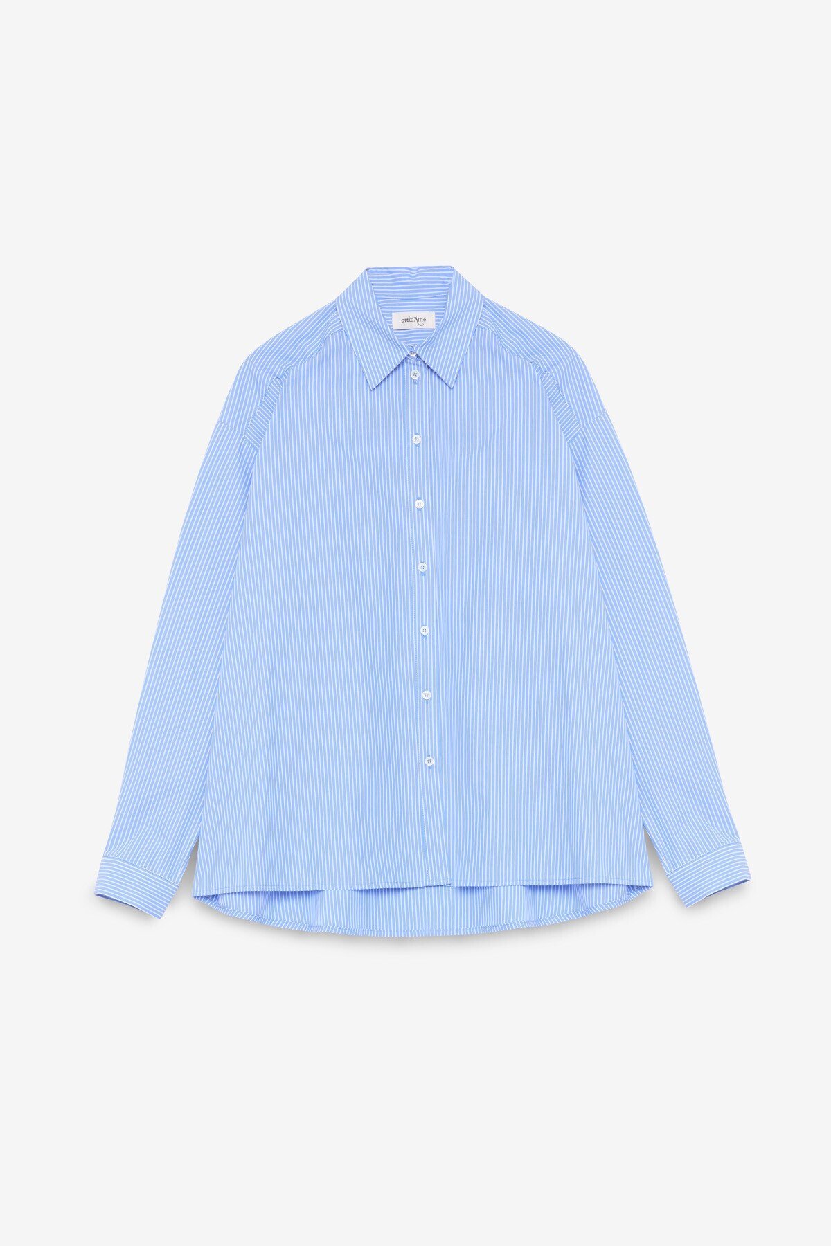 Oversized poplin shirt