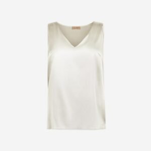 Silk V-Neck Tank Top
